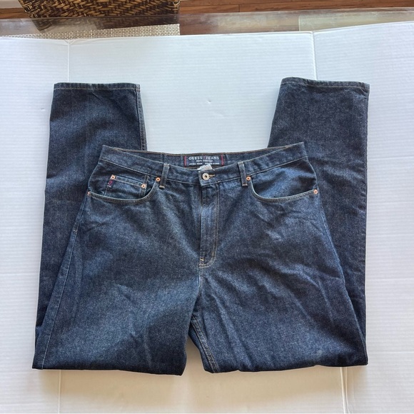 Guess Jeans Classic Fit Straight Leg  Vtg Men's Jeans Size 38 Made In The USA - Picture 3 of 16